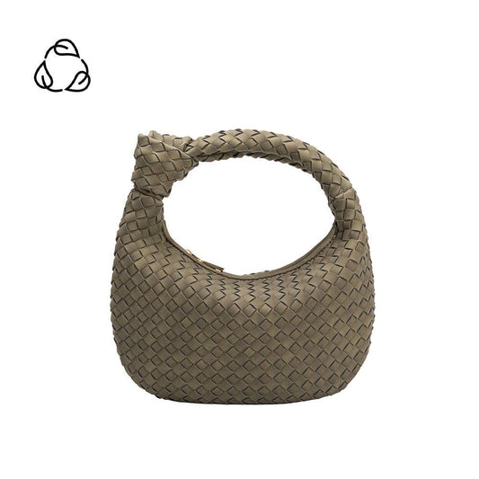 The Chic Petite Top Handle Woven Bag