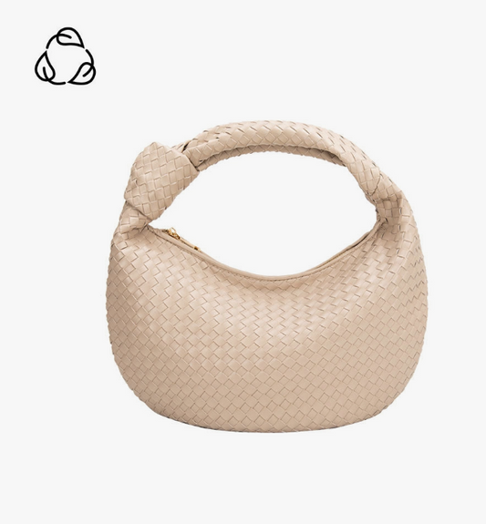 The Chic Petite Top Handle Woven Bag