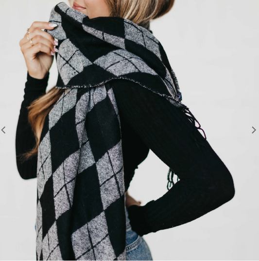 Argyle Plaid Scarf